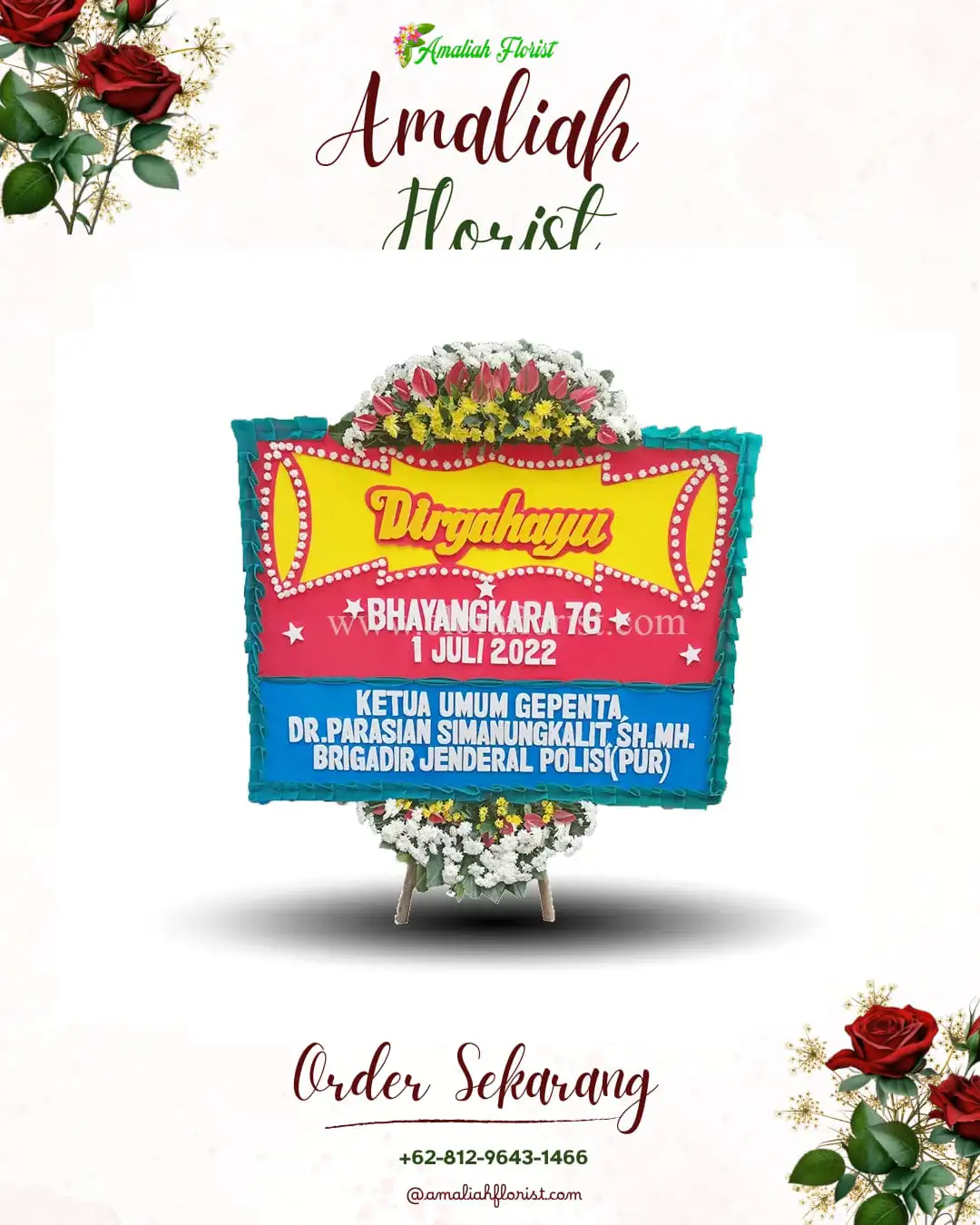 Papan Bunga HUT Ulang Tahun Jatirunggo